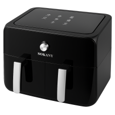 Мультипіч SOKANY SK-10008 на 10 л Аерофритюрниця з таймером та терморегулятором, Аерогриль