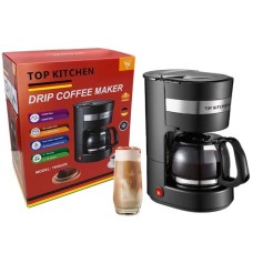 Кавоварка крапельна електрична з підігрівом 1л Top Kitchen TK00220 з мірною ложкою та антикрапельною системою