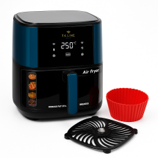 Аерофритюрниця T.K.Line TK00273 12 л з Wi-Fi Tuya Smart, 2 ТЕНами, LED-дисплеєм і керамічною чашею