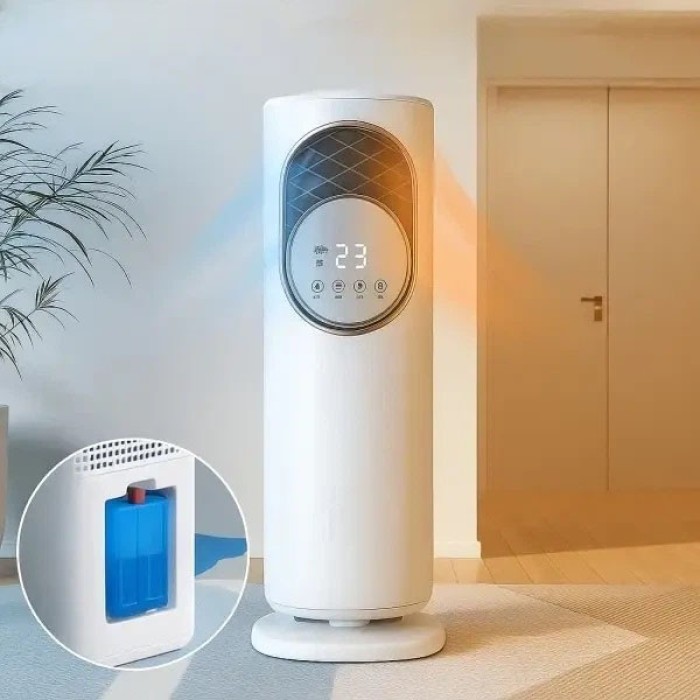 Підлоговий кондиціонер-обігрівач Domotec MS-1630 3в1 зі зволожувачем повітря, портативний електричний