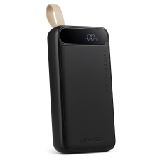 Зовнішній акумулятор Power bank Awei PA-12 30000mAh PD22,5W швидка зарядка