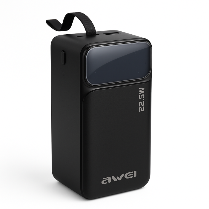Портативний павербанк Awei PA-13 50000mAh з функцією швидкої зарядки 22.5W