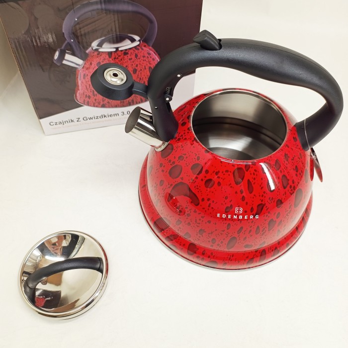 Чайник із свистком Edenberg EB-1990 3л Red