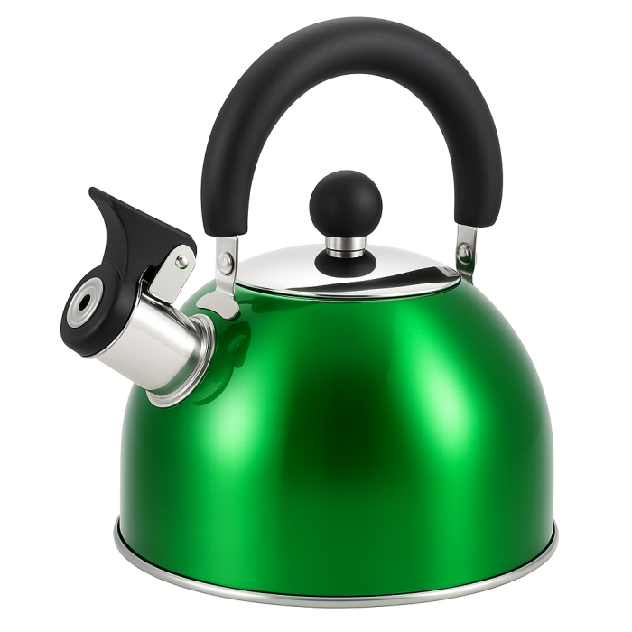 Чайник Edenberg EB-1346 із нержавіючої сталі зі свистком 2.5л Green