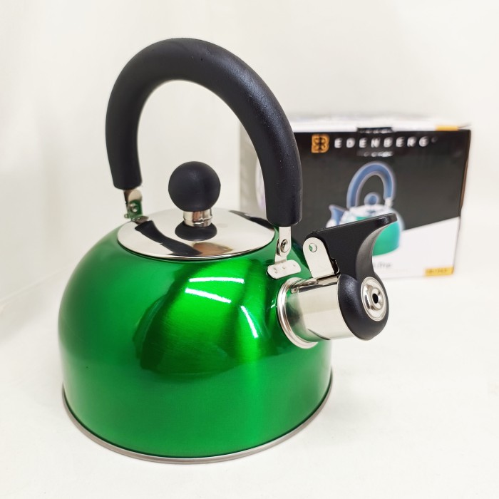 Чайник Edenberg EB-1346 із нержавіючої сталі зі свистком 2.5л Green