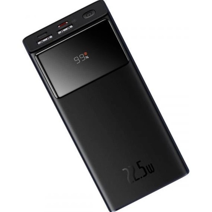 Повербанк 30000mAh 22.5W Baseus Star-Lord Digital Display 2xUSB/Type-C/microUSB швидка зарядка