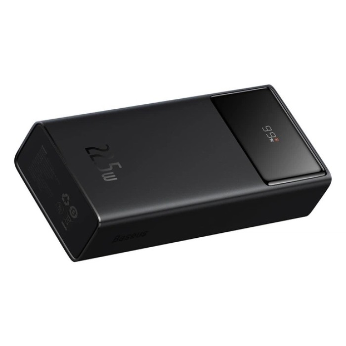 Повербанк 30000mAh 22.5W Baseus Star-Lord Digital Display 2xUSB/Type-C/microUSB швидка зарядка