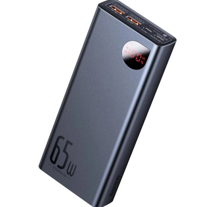 Павербанк 20000 mAh 65W для ноутбука зі швидкою зарядкою Power Bank Baseus Портативний зарядний пристрій