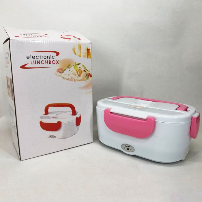 Електричний контейнер для їжі з таймером Lunch Heater 220 V, Термос харчовий, Термо XY-648 бокс потрійний