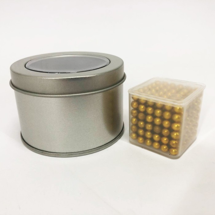 Нео куб Нео NeoCube Золотой, Магнітний кубик NEOCUBE, Магнітні кульки Магнітна головоломка DL-26