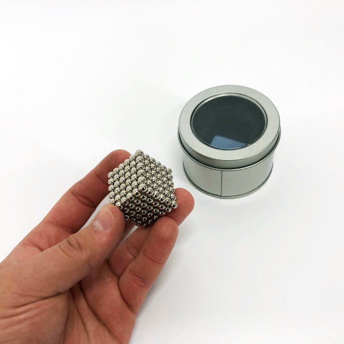 Неокуб магнітний конструктор Нео NeoCube Серебристый, Магнітний конструктор з кульок Нео Куб YZ-10