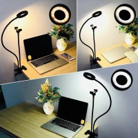 Кільце для селфі, Кільцеве світло для відео, Студійне світло блогера Комплект блогера ST-44