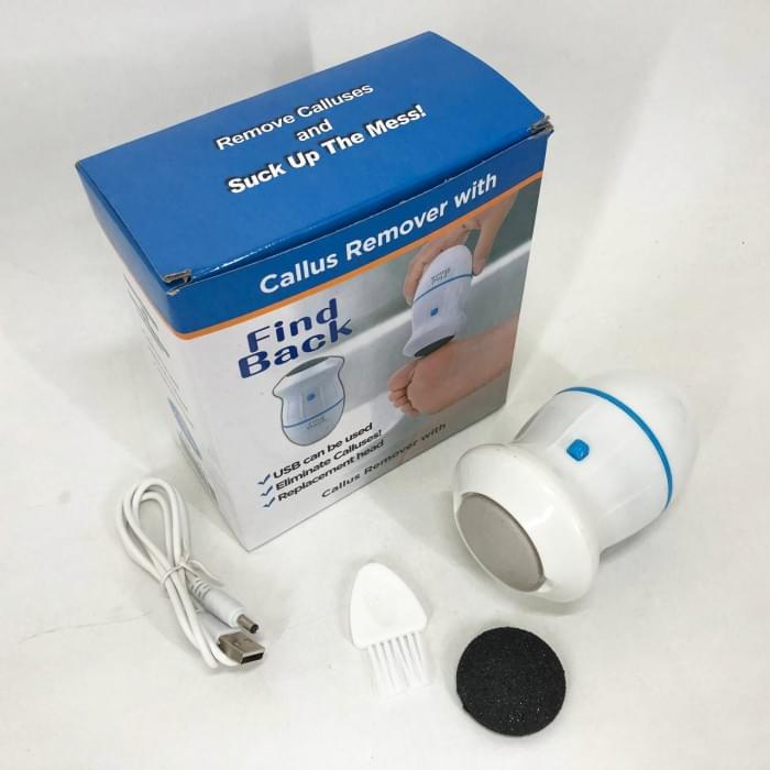Апарат для видалення мозолів Pedi Vac Callus Remover With, Насадка пемза для п'ят, Чистка CS-990 для п'ят