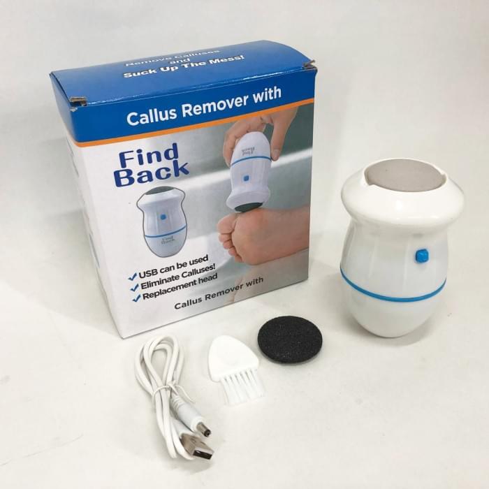 Апарат для видалення мозолів Pedi Vac Callus Remover With, Насадка пемза для п'ят, Чистка CS-990 для п'ят
