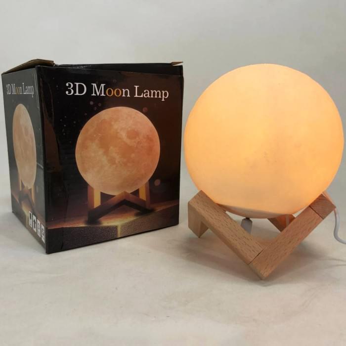 Дитячий нічник-проектор Moon Lamp 13 см, Usb led нічник, Нічник для дружини, Нічник QE-719 для дому
