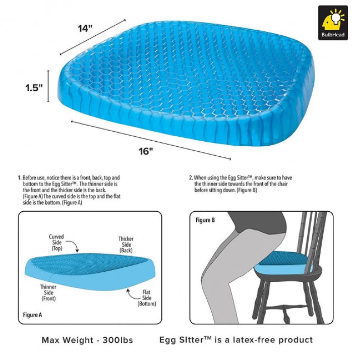 Ортопедична гелева подушка EGG SITTER AF-37