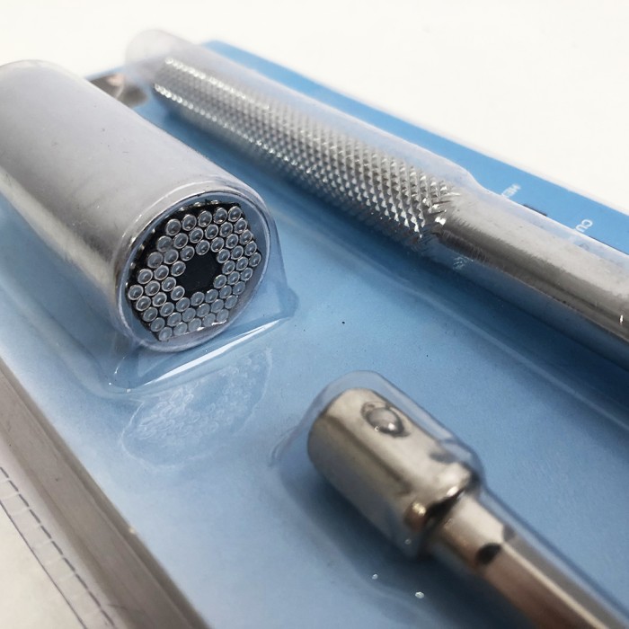 Тріскачка з універсальної головкою Instantly Grips any Shape 7-19 мм YK-47