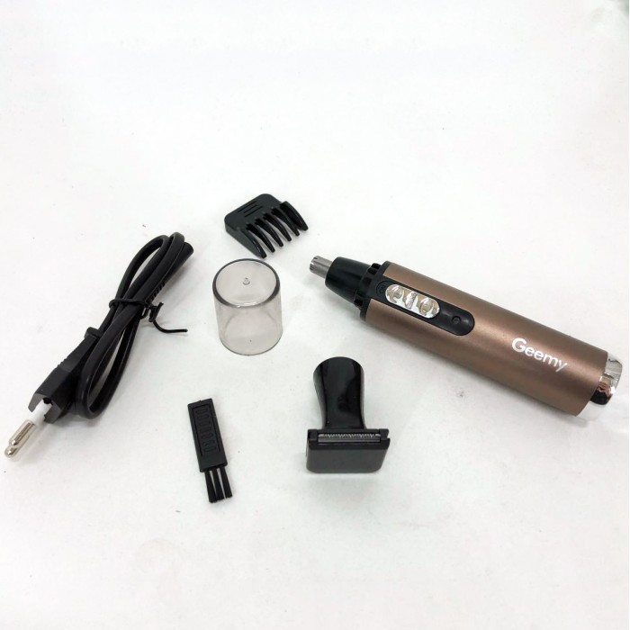 Тример для носа і вух для чоловіків GEMEI, Тример для вух на батарейках носа на акумуляторі MW-68