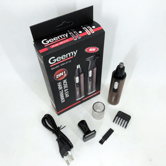 Тример для носа і вух для чоловіків GEMEI, Тример для вух на батарейках носа на акумуляторі MW-68