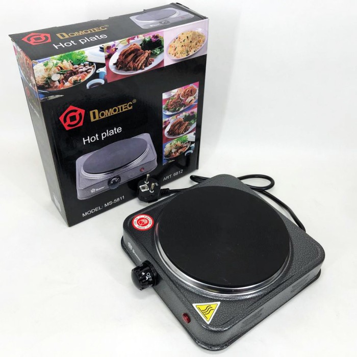 Комфорка електрична DOMOTEC, Плита для приготування їжі, Портативна плита електро LP-72