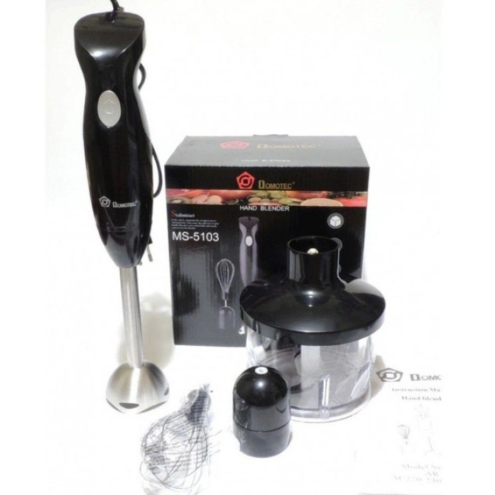 Блендер для твердих інгредієнтів DOMOTEC MS-5103 500 Вт, Смузі блендер мейкер з тихим режимом JX-75