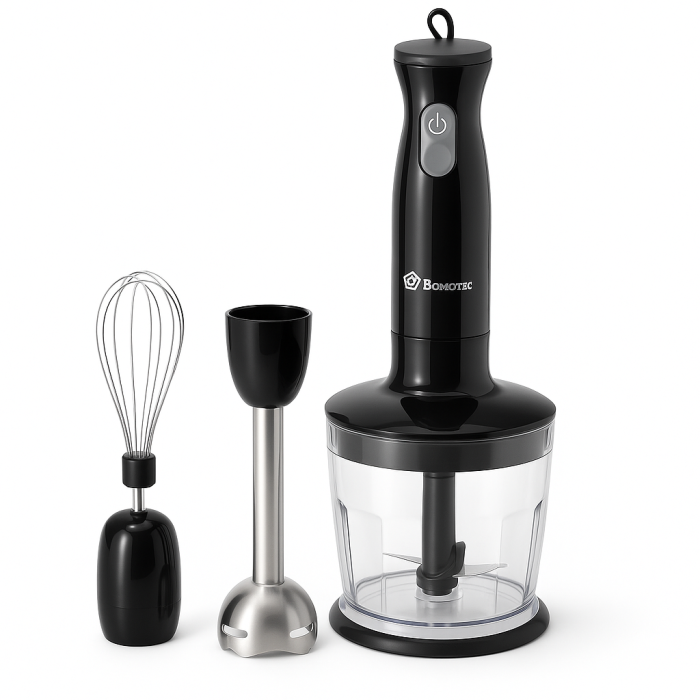 Занурювальний кухонний блендер з ємністю DOMOTEC, Блендер зі склянкою в комплекті RG-90