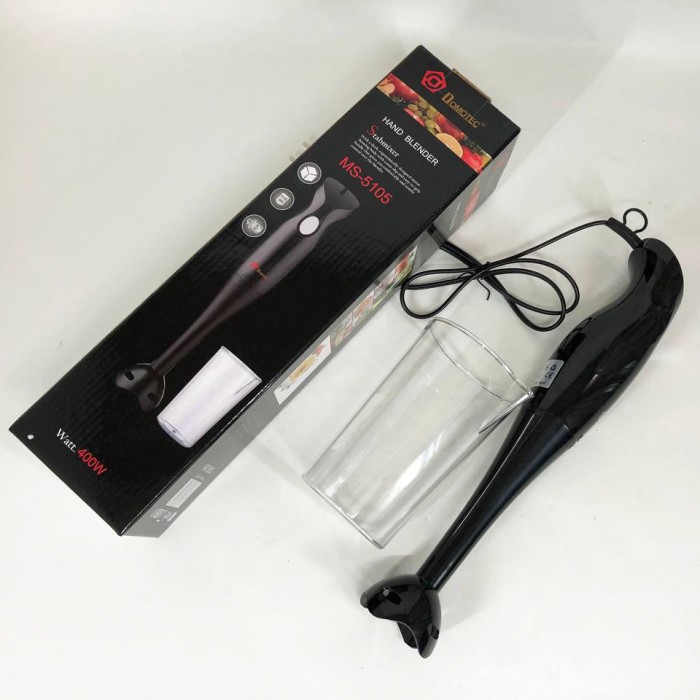 Блендер багатофункціональний DOMOTEC MS-5105 400Вт, Портативний блендер для змішування PV-15