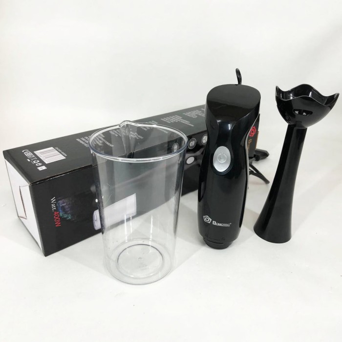 Блендер DOMOTEC MS-5105 400Вт зі склянкою, гарний занурювальний блендер для дому, електричний блендер