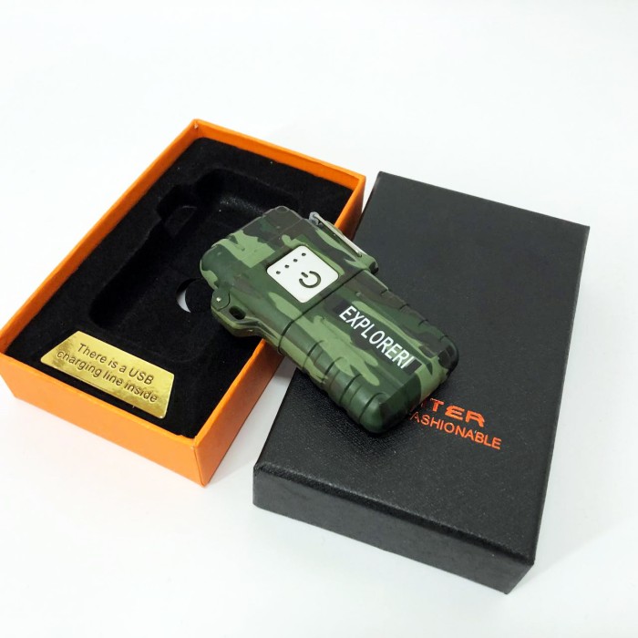 Подарунок коханому запальничка JL317, Електронна запальничка з можливістю зарядки через USB DY-17