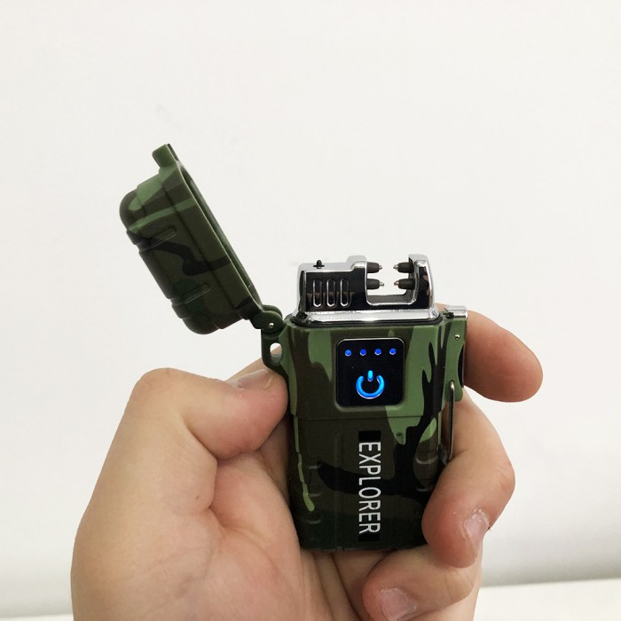 Подарунок коханому запальничка JL317, Електронна запальничка з можливістю зарядки через USB DY-17