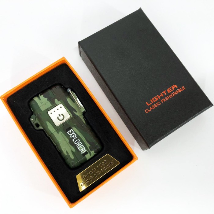 Подарунок коханому запальничка JL317, Електронна запальничка з можливістю зарядки через USB DY-17