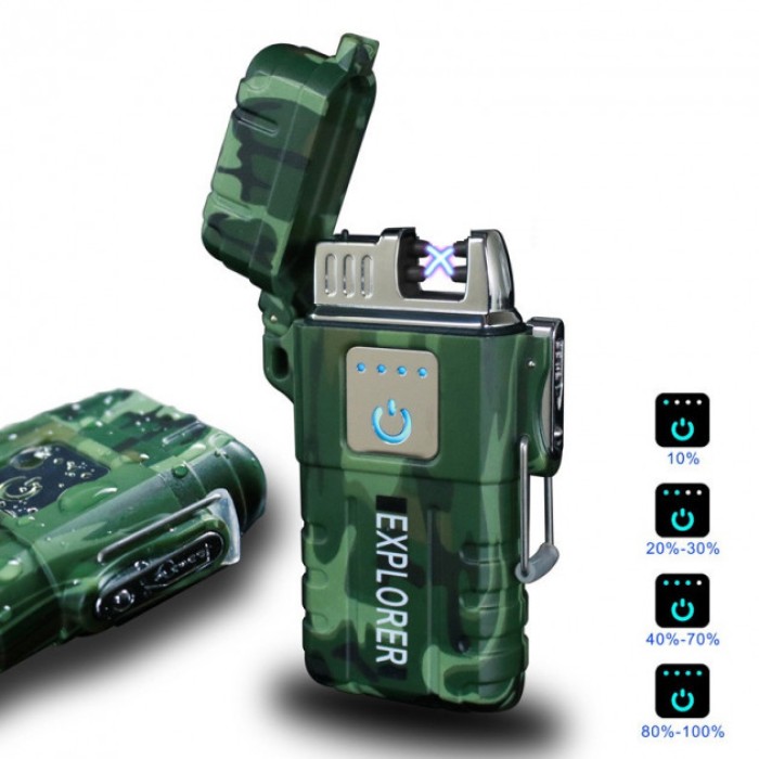 Подарунок коханому запальничка JL317, Електронна запальничка з можливістю зарядки через USB DY-17