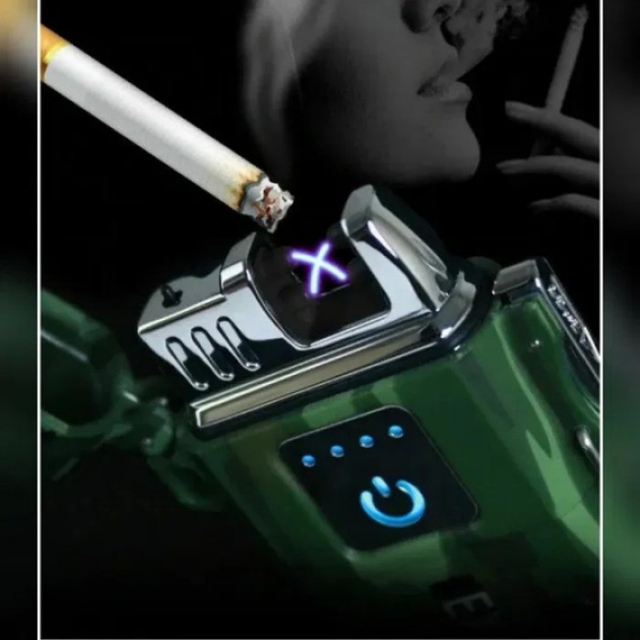 Запальничка usb імпульсна JL317 Explorer, Водонепроникна електроімпульсна запальничка SJ-49