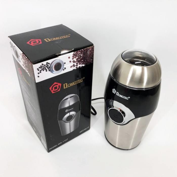 Електрична кавомолка для турки DOMOTEC MS-1107, Кавомолка металева, Апарат для AE-788 подрібнення кави