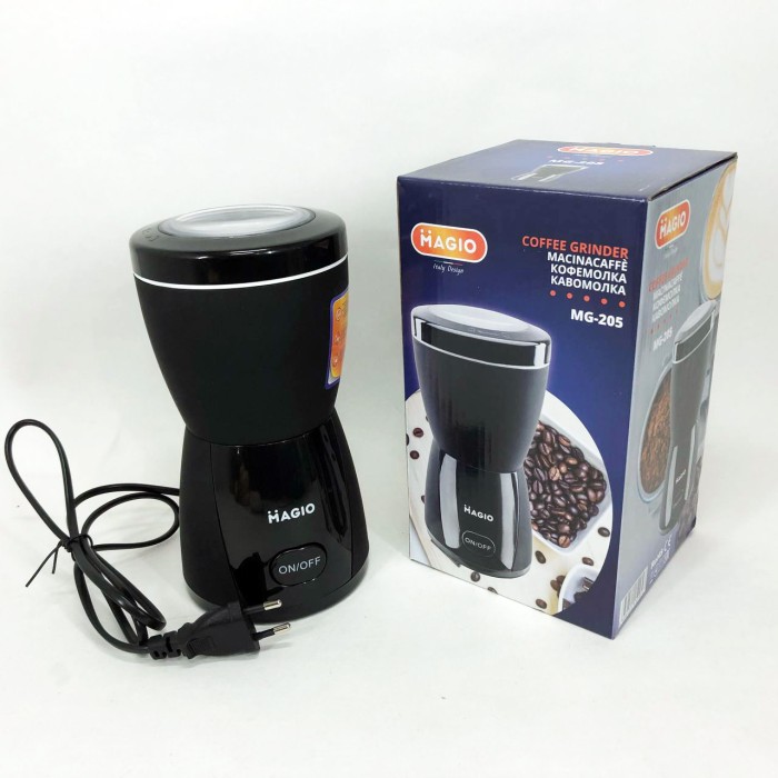 Кавомолка подрібнювач універсальний MAGIO MG-205 200 Вт, Багатофункціональна кавомолка IP-23