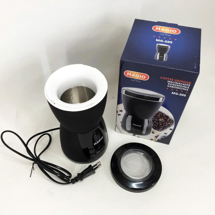 Кавомолка подрібнювач універсальний MAGIO MG-205 200 Вт, Багатофункціональна кавомолка IP-23