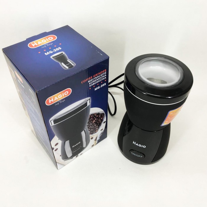 Роторні кавомолки для дому MAGIO MG-205 200 Вт, Електрична кавомолка подрібнювач, Електрокавомолки ZR-63