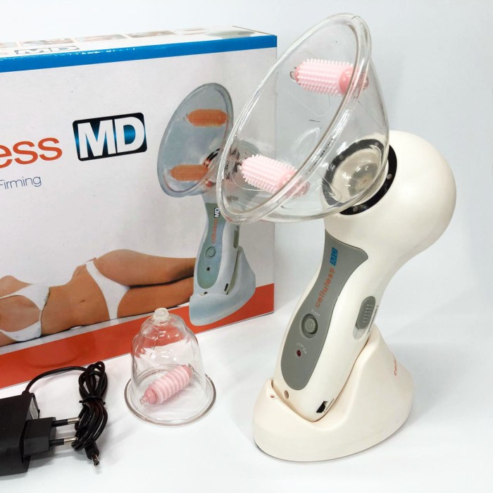 Масажер вакуумний антицелюлітний Celluless MD NEW вакуумно-роликовий ефективний масажер Целюлес IP-54