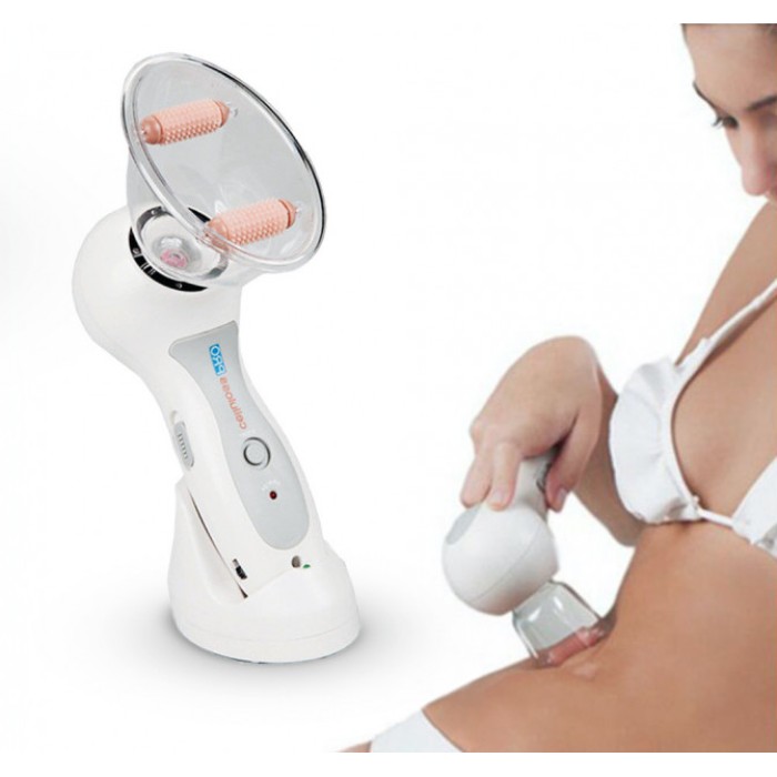 Масажер вакуумний антицелюлітний Celluless MD NEW вакуумно-роликовий ефективний масажер Целюлес IP-54