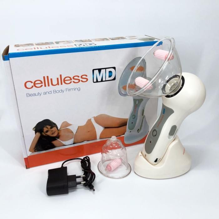 Масажер вакуумний антицелюлітний Celluless MD NEW вакуумно-роликовий ефективний FB-956 масажер Целюлес