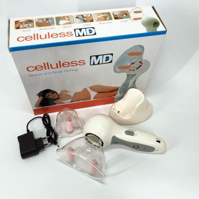 Масажер вакуумний антицелюлітний Celluless MD NEW вакуумно-роликовий ефективний FB-956 масажер Целюлес