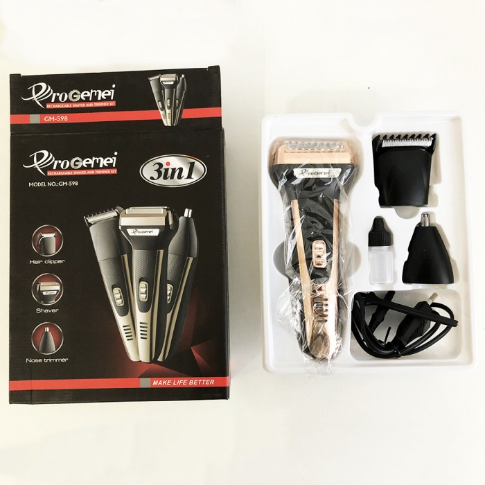 Професійна бритва з акумулятором GEMEI GM-598, Професійна електробритва для дому, Портативна бритва HG-70