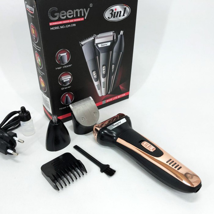 Професійна бритва з акумулятором GEMEI GM-598, Професійна електробритва для дому, Портативна бритва HG-70