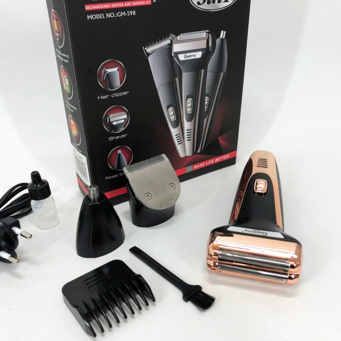 Професійна бритва з акумулятором GEMEI GM-598, Професійна електробритва для дому, Портативна бритва HG-70