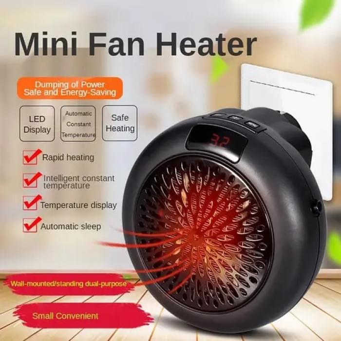 Портативний обігрівач вентилятора для гарячого обігріву Wonder Heater 900 Вт, Тепловентилятор BG-858 для дому