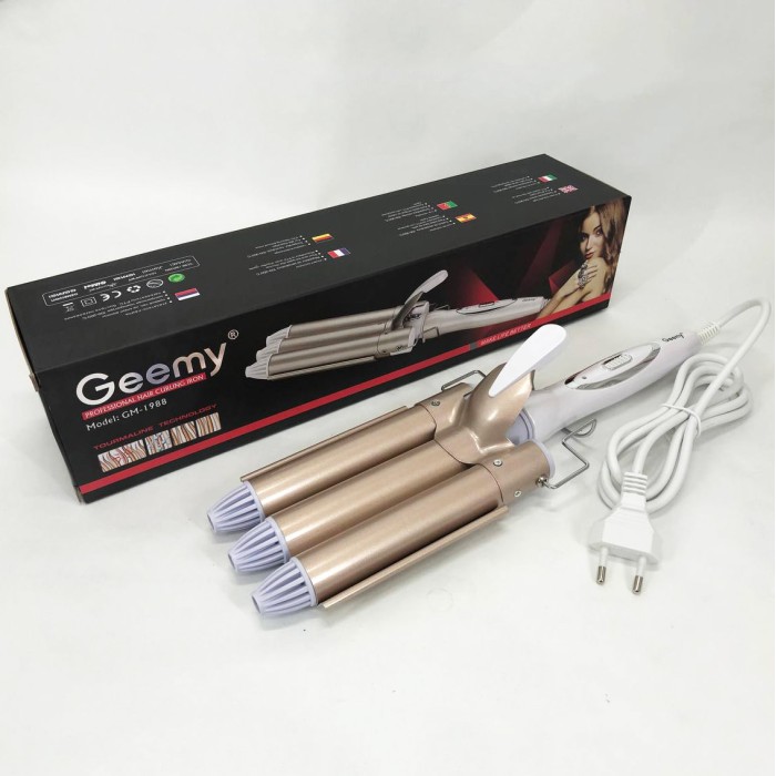 Фен-стайлер з насадками GEMEI, професійна, Плойка для кучерів, Плойка для локонів та утяжки волосся MR-83