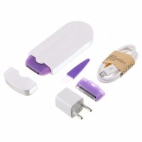 Епілятор бритва для ніг, Епілятор-пінцет жіночий, Бездротові епілятори з насадками KL-20