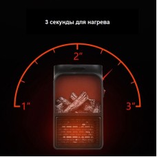 Портативний обігрівач Flame Heater 900 Вт, тепловий вентилятор, обігрівач для дому, ветродуйчик