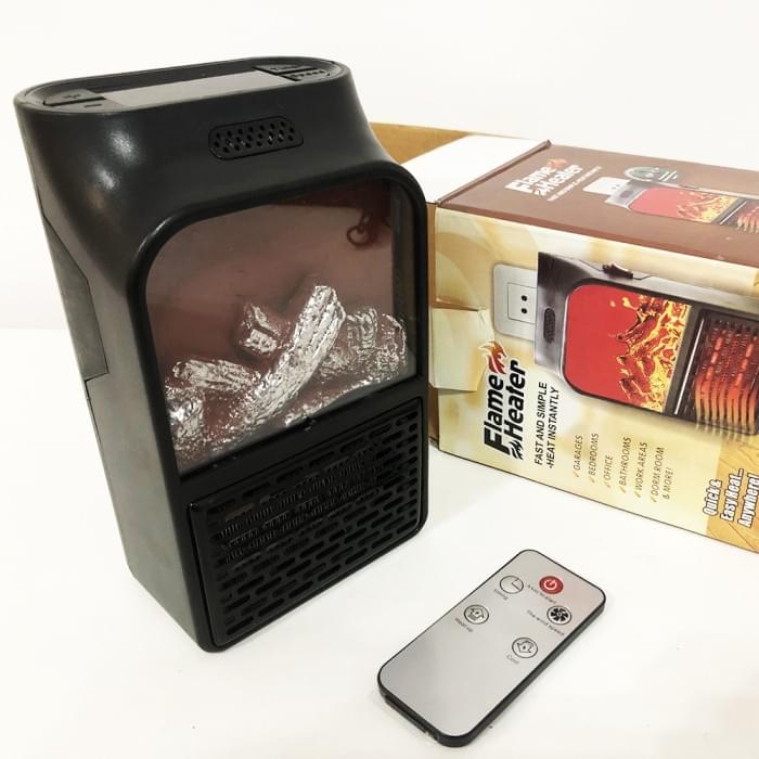 Тепло обігрівач Flame Heater 1000 Вт, Обігрівач для дому, UR-254 Повітряний тепловентилятор