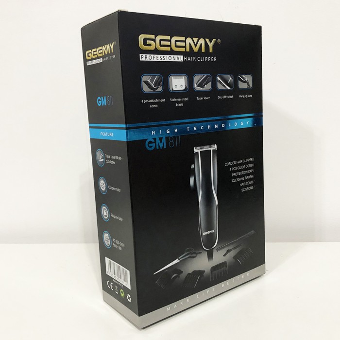 Електрична машинка для стрижки побутова GEMEI, Модна машинка для стрижки волосся Тример скронь IG-24